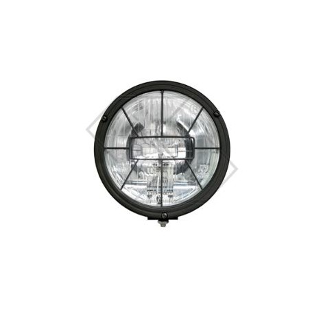 Round halogen work light Ø 160 mm with grid | NewgardenAgri.com