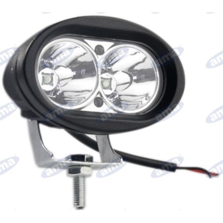 LED Arbeitsscheinwerfer 76,5x98mm 10-60V 10W 850LM Ausgangskabel 32cm Landmaschine | NewgardenAgri.com