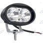 Faro de trabajo LED 76,5x98mm 10-60V 10W 850LM salida cable 32cm maquina agricola