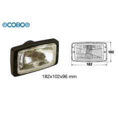 COBO halogen front headlight for agricultural tractor | NewgardenAgri.com