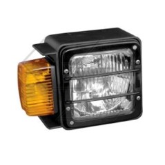 Headlight with right-hand traffic light for agricultural tractor 210x147x120mm | NewgardenAgri.com