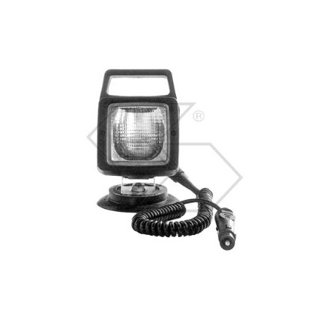 Square sealed beacon with switch for AJBA agricultural tractor | NewgardenAgri.com