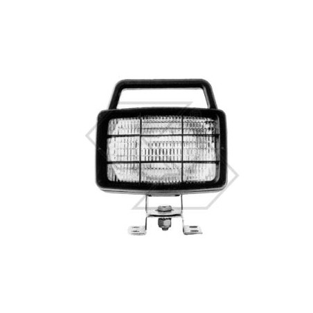 Rectangular sealed beam headlight with switch for agricultural tractor AJBA | NewgardenAgri.com