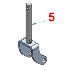 Galvanised wheel fork rear flail mower PERUZZO FOX | NewgardenAgri.com