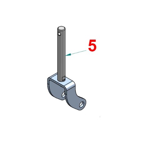 Galvanised wheel fork rear flail mower PERUZZO FOX | NewgardenAgri.com