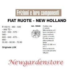 Clutch mechanism 6 levers flat 280mm R450 480 500 15529 FIAT NEW HOLLAND LUK | NewgardenAgri.com