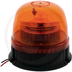 Led rotating beacon 12 / 24 V 3 functions screw-on attachment agricultural machine | NewgardenAgri.com