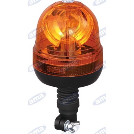 Halogen beacon 12V 55W flexible base 240x127 mm tractor industrial vehicle | NewgardenAgri.com