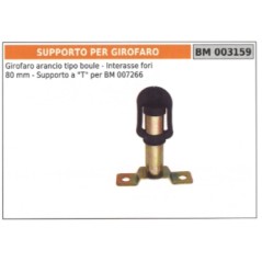 Girofaro arancio tipo boule - interasse fori 80mm codice 003159 | NewgardenAgri.com