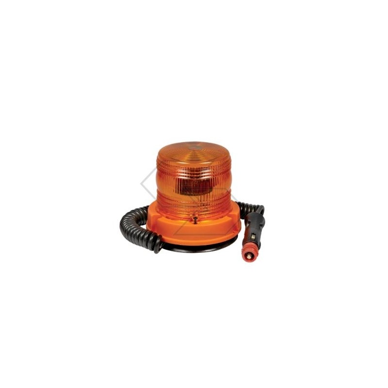 NEWGARDENSTORE baliza giratoria base magnética 12-24V para tractor agrícola