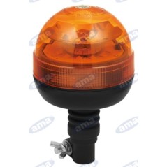 Faro giratorio LED 12-24V base flexible 209x127mm varilla fijación tractor agrícola | NewgardenAgri.com