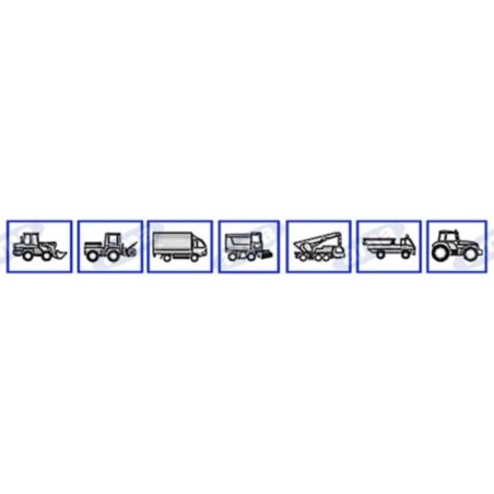 LED Rundumkennleuchte 12-24V magnetischer Sockel 138x127mm selbstfahrende Landmaschine Traktor