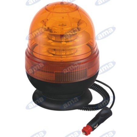 Balise LED 12-24V base magnétique 169x127mm tracteur automoteur machine agricole | NewgardenAgri.com