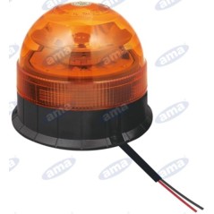 Feu tournant LED 12-24V base plate 130x140mm tracteur machine agricole | NewgardenAgri.com