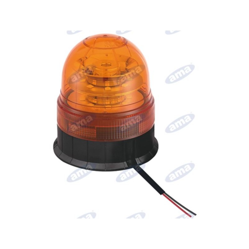 Faro giratorio LED 12-24V base plana 160x140mm tractor máquina agrícola