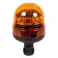 Girofaro led Vega NEWGARDENSTORE 10-30V asta flessibile ECE-R65 trattore agricolo