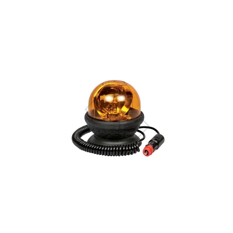 NEWGARDENSTORE saturnello Rundumkennleuchte 12V Magnetfuß für Ackerschlepper