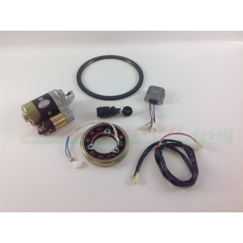 Kit de démarrage électrique du moteur ZANETTI ZDM86 ZDM88 YANMAR L100 KITZAE.06