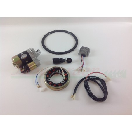 Kit arranque eléctrico motor ZANETTI ZDM86 ZDM88 YANMAR L100 KITZAE.06 | NewgardenAgri.com