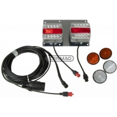 Led rear light kit magnetic support agricultural machine | NewgardenAgri.com