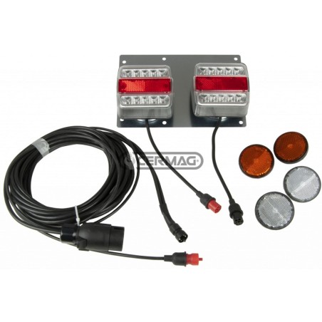 Led rear light kit magnetic support agricultural machine | NewgardenAgri.com