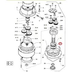 Cuscinetto ORIGINALE ACTIVE trivella modelli t143 - t152 020799 | NewgardenAgri.com