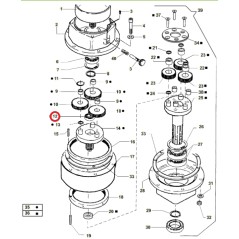 Cuscinetto ORIGINALE ACTIVE trivella modelli t143 - t152 020801 | NewgardenAgri.com