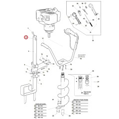 ORIGINAL ACTIVE t143 models auger self-locking nut 020788 | NewgardenAgri.com