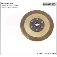 Disque d'embrayage pour motoculteur EUROGARDEN TITANO simple disque 011332 | NewgardenAgri.com