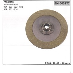 Clutch disc for PASQUALI motor cultivator 917 921 922 923 924 933 934 003277