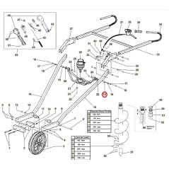 ORIGINAL ACTIVE t152 Bohrer Reduzierstück Halterung Nylon Distanzstück 020789 | NewgardenAgri.com