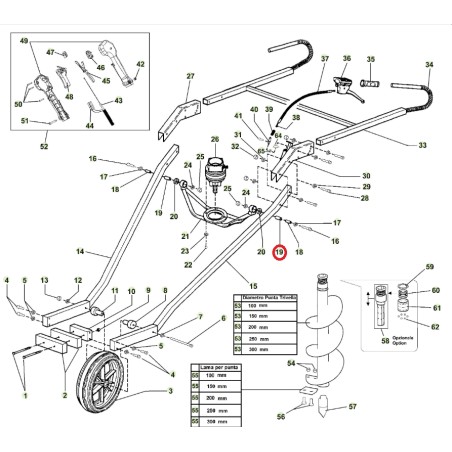 ORIGINAL ACTIVE t152 Bohrer Reduzierstück Halterung Nylon Distanzstück 020789 | NewgardenAgri.com