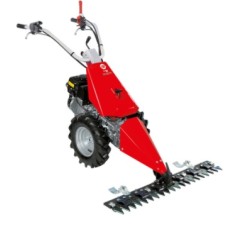 Faucheuse NIBBI FC120S avec moteur Emak K800H OHV 182cc à essence et roues de motoculteur | NewgardenAgri.com