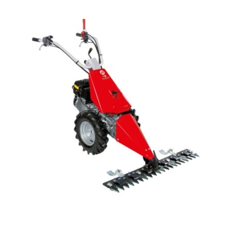 Faucheuse NIBBI FC120S avec moteur Emak K800H OHV 182cc à essence et roues de motoculteur | NewgardenAgri.com