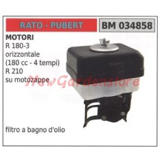 Filtre à air à bain d'huile RATO pour moteur de motobineuse horizontale R 180-3 034858 | NewgardenAgri.com