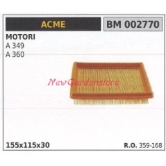 Filtro aria ACME motore motocoltivatore A 349 360 002770 | NewgardenAgri.com