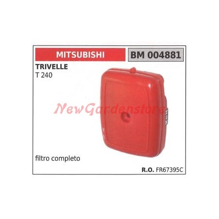 Filtro aria e supporto MITSUBISHI motore 2tempi montato su trivella T 240 004881 | NewgardenAgri.com