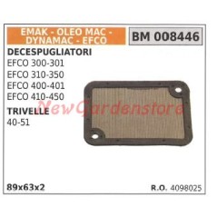 Filtre à air EMAK débroussailleuse EFCO 300 301 310 350 tarière 40 51 008446 | NewgardenAgri.com