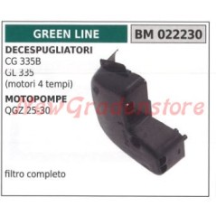 Filtro aria GREEN LINE decespugliatore CG 335B GL 335 motopompa QGZ 25 30 022230 | NewgardenAgri.com