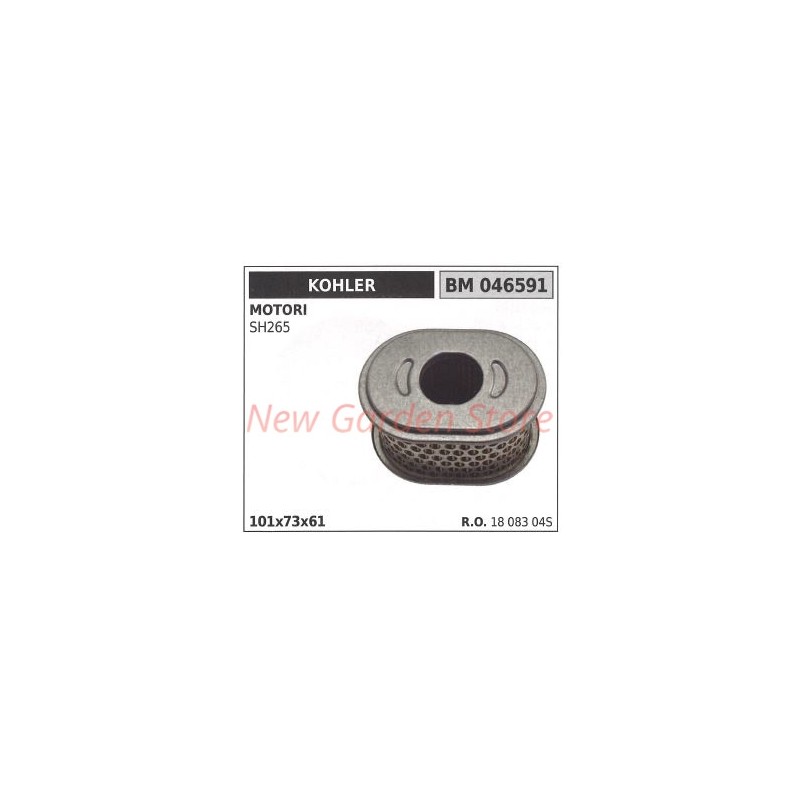 Filtro aria KOHLER trattorino motozappa SH265 046591