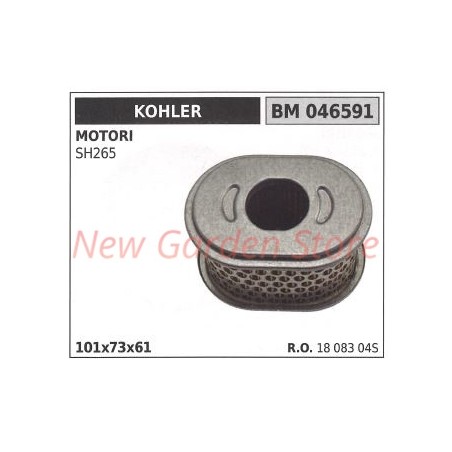 Filtro aria KOHLER trattorino motozappa SH265 046591 | NewgardenAgri.com