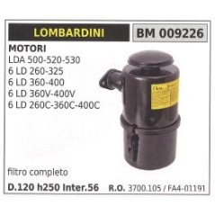 Filtre à air LOMBARDINI motoculteur LDA 500 520 530 | NewgardenAgri.com