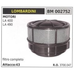 Air filter LOMBARDINI walking tractor engine LA 400 LA 490 3700.047 | NewgardenAgri.com