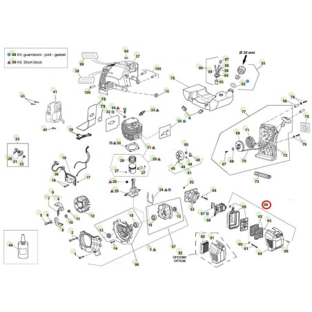 Filtro aria ORIGINALE ACTIVE trivella modelli t143 - t152 - tdu 155 020559 | NewgardenAgri.com