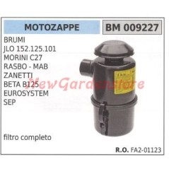 Filtro aria supporto motore montato su motozappa BRUMI MORINI C27 009227 | NewgardenAgri.com