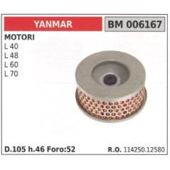 Filtro de aire YANMAR para motor diesel para motocultor 006167 | NewgardenAgri.com