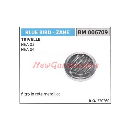 BLUE BIRD Drahtgewebefilter für Schnecke NEA 03 04 006709 | NewgardenAgri.com