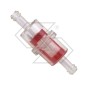 Filtro rosso carburante universale benzina motore MOTOCOLTIVATORE MOTO TAGLIAERBA