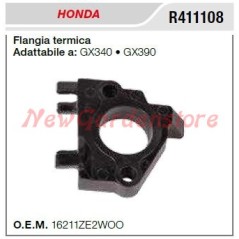 Flangia termica aspirazione HONDA motopompa GX340 390 R411108 | NewgardenAgri.com