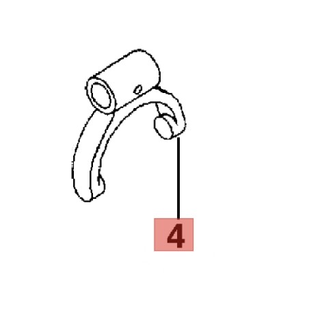 Forcella motocoltivatore modelli BRIK1 BRIK1S FC120 ORIGINALE EMAK YK3500940 | NewgardenAgri.com